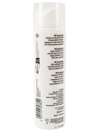 Gel Lubrifiant Fisting Longue Durée à Base Eau + Silicone 200 ml